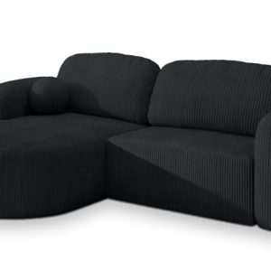 NAROŻNIK AMILIA P z funkcją spania Czarny 648984 NAROŻNIK AMILIA P z funkcją spania Czarny 648984