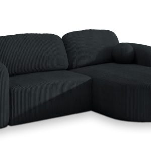 NAROŻNIK AMILIA P z funkcją spania Czarny 648923 NAROŻNIK AMILIA P z funkcją spania Czarny 648923
