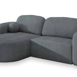 NAROŻNIK AMILIA P z funkcją spania Szary 649001 NAROŻNIK AMILIA P z funkcją spania Szary 649001