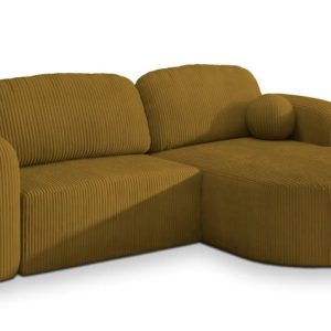 NAROŻNIK AMILIA P z funkcją spania Żółty 648896 NAROŻNIK AMILIA P z funkcją spania Żółty 648896