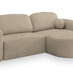 NAROŻNIK AMILIA R-S z funkcją spania Beżowy 682816 NAROŻNIK AMILIA R-S z funkcją spania Beżowy 682816