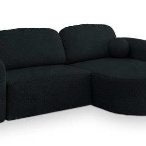 NAROŻNIK AMILIA R-S z funkcją spania Czarny 682797 NAROŻNIK AMILIA R-S z funkcją spania Czarny 682797
