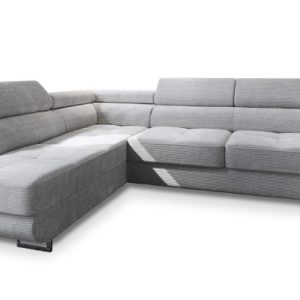 NAROŻNIK APIRO L-S z funkcją spania Szary 221305 NAROŻNIK APIRO L-S z funkcją spania Szary 221305