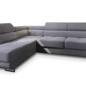 NAROŻNIK APIRO L-S z funkcją spania Szary 221210 NAROŻNIK APIRO L-S z funkcją spania Szary 221210