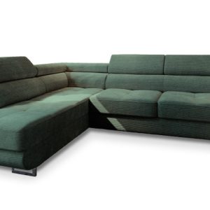 NAROŻNIK APIRO L-S z funkcją spania Zielony 221224 NAROŻNIK APIRO L-S z funkcją spania Zielony 221224