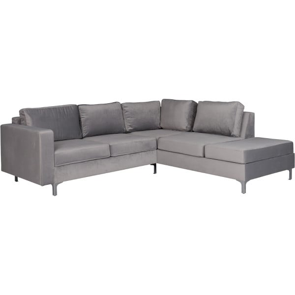 Narożnik ARLANDO VELVET tiffany 15 prawy 289003