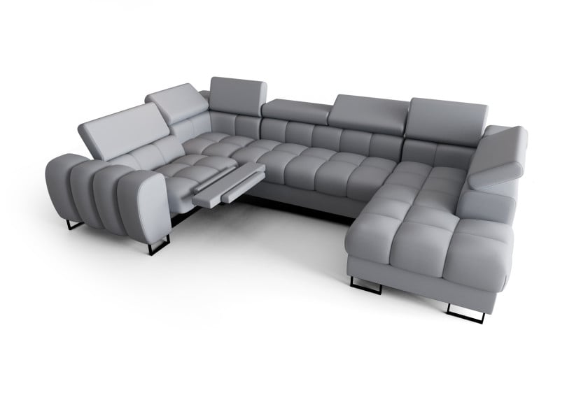 Narożnik Aspen Max II Relax 198X350X170 skóra naturalna 508164