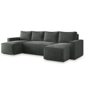 Narożnik ASPRA z funkcją spania Szary 964926 Narożnik ASPRA z funkcją spania Szary 964926