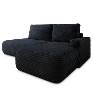Narożnik AVINI z funkcją spania Czarny 1001702 Narożnik AVINI z funkcją spania Czarny 1001702