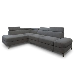 Narożnik AVISE Q L-S z funkcją spania Szary 993918 Narożnik AVISE Q L-S z funkcją spania Szary 993918