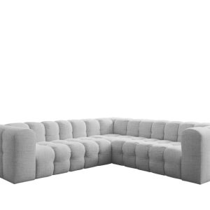 Narożnik Baloo Corner Mały, 6-osobowy, do salonu, tkanina Moly, jasnoszary 806533 Narożnik Baloo Corner Mały, 6-osobowy, do salonu, tkanina Moly, jasnoszary 806533