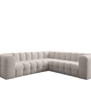 Narożnik Baloo Corner Mały, 6-osobowy, do salonu, tkanina Moly, krem 806507 Narożnik Baloo Corner Mały, 6-osobowy, do salonu, tkanina Moly, krem 806507