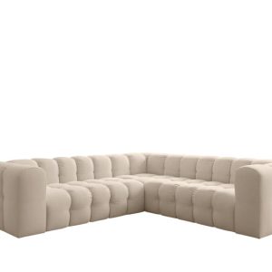 Narożnik Baloo Corner Mały, 6-osobowy, do salonu, tkanina Tiffany, beż 806513 Narożnik Baloo Corner Mały, 6-osobowy, do salonu, tkanina Tiffany, beż 806513