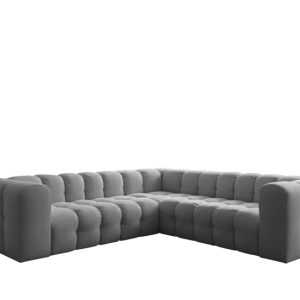 Narożnik Baloo Corner Mały, 6-osobowy, do salonu, tkanina Tiffany, szary 806480 Narożnik Baloo Corner Mały, 6-osobowy, do salonu, tkanina Tiffany, szary 806480
