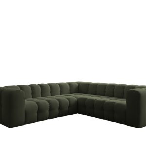 Narożnik Baloo Corner Mały, 6-osobowy, do salonu, tkanina Tiffany, zielony 806499 Narożnik Baloo Corner Mały, 6-osobowy, do salonu, tkanina Tiffany, zielony 806499