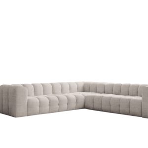 Narożnik Baloo Corner Średni, 6-osobowy, do salonu, tkanina Moly, krem 806498 Narożnik Baloo Corner Średni, 6-osobowy, do salonu, tkanina Moly, krem 806498