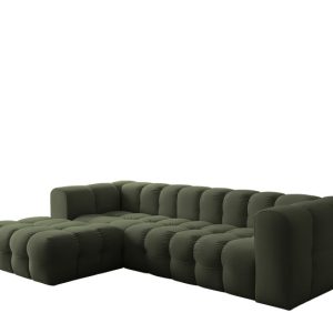 Narożnik Baloo L, do salonu, tkanina Tiffany, lewy, zielony 809549