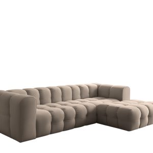 Narożnik Baloo L, do salonu, tkanina Tiffany, prawy, taupe 809545 Narożnik Baloo L, do salonu, tkanina Tiffany, prawy, taupe 809545