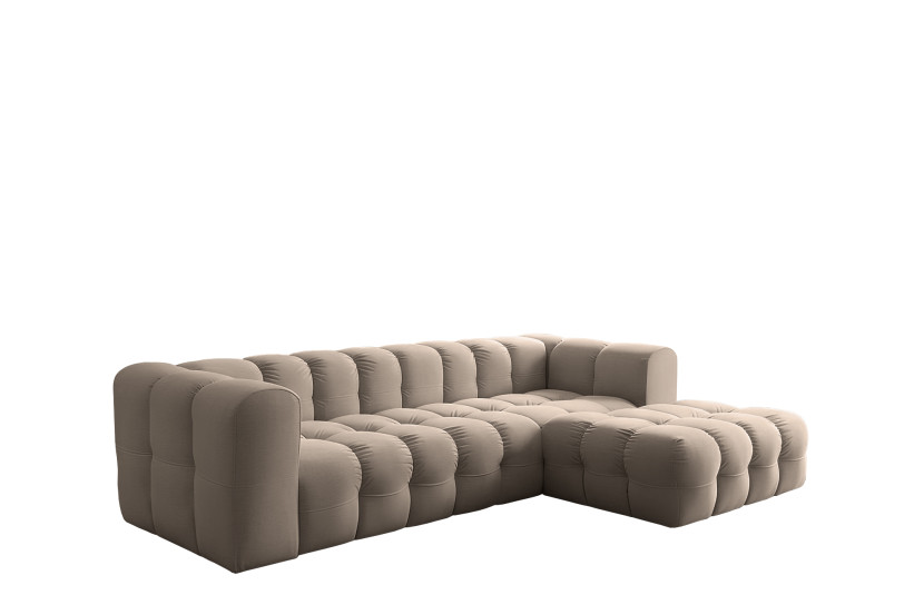 Narożnik Baloo L, do salonu, tkanina Tiffany, prawy, taupe 809545