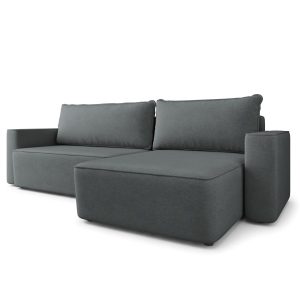 Narożnik BELARO z funkcją spania Szary 1001737 Narożnik BELARO z funkcją spania Szary 1001737