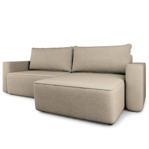 Narożnik BELISE CL z funkcją spania, Beżowy 1048029 Narożnik BELISE CL z funkcją spania, Beżowy 1048029