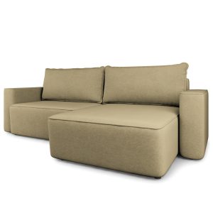 Narożnik BELISE CL z funkcją spania, Musztardowy 1048036 Narożnik BELISE CL z funkcją spania, Musztardowy 1048036