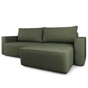 Narożnik BELISE CL z funkcją spania, Oliwkowy 1048028 Narożnik BELISE CL z funkcją spania, Oliwkowy 1048028