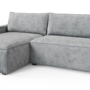 Narożnik BESMIR z funkcją spania Szary 807728 Narożnik BESMIR z funkcją spania Szary 807728