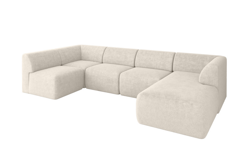 Narożnik bez funkcji spania MOVO 345x180x78 Beżowy 983700