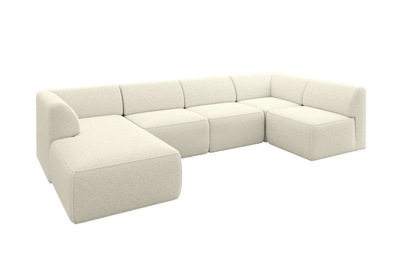 Narożnik bez funkcji spania MOVO 345x180x78 Beżowy 983705