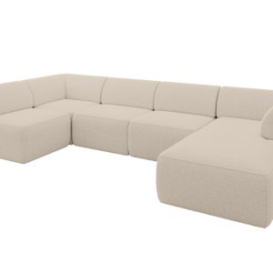 Narożnik bez funkcji spania MOVO 345x180x78 Beżowy 983729