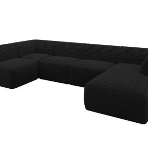 Narożnik bez funkcji spania MOVO 345x180x78 Czarny 983699