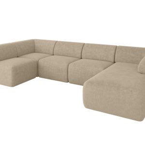 Narożnik bez funkcji spania MOVO 345x180x78 Ecru 983716