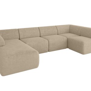 Narożnik bez funkcji spania MOVO 345x180x78 Ecru 983724