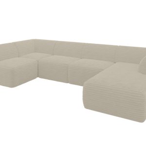 Narożnik bez funkcji spania MOVO 345x180x78 Ecru 983738