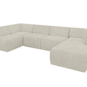 Narożnik bez funkcji spania MOVO 345x180x78 Kremowy 983731