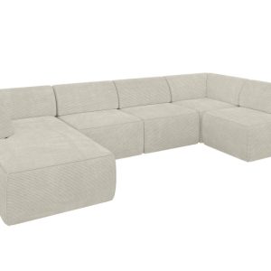 Narożnik bez funkcji spania MOVO 345x180x78 Kremowy 983710