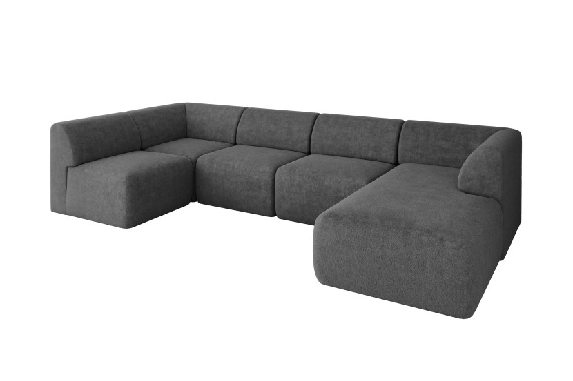 Narożnik bez funkcji spania MOVO 345x180x78 Szary 988684