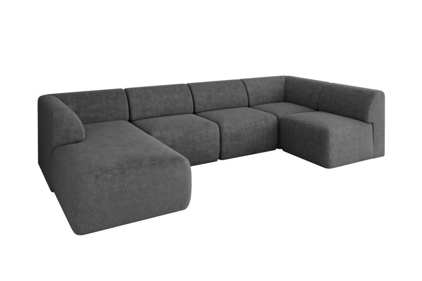 Narożnik bez funkcji spania MOVO 345x180x78 Szary 983704