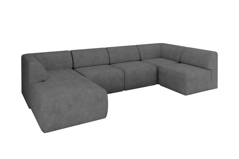 Narożnik bez funkcji spania MOVO 345x180x78 Szary 983706