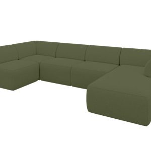 Narożnik bez funkcji spania MOVO 345x180x78 Zielony 983707 Narożnik bez funkcji spania MOVO 345x180x78 Zielony 983707