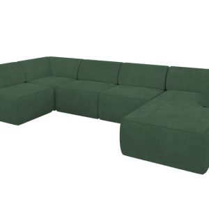 Narożnik bez funkcji spania MOVO 345x180x78 Zielony 988680 Narożnik bez funkcji spania MOVO 345x180x78 Zielony 988680