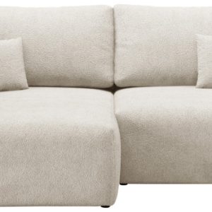 Narożnik beżowy z funkcją spania CAMILO DUO 490099 Narożnik beżowy z funkcją spania CAMILO DUO 490099
