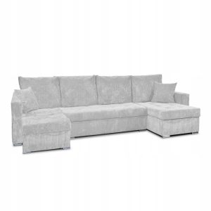 Narożnik Bonito BIG z f spania Family Meble sztruks szary 224714 Narożnik Bonito BIG z f spania Family Meble sztruks szary 224714
