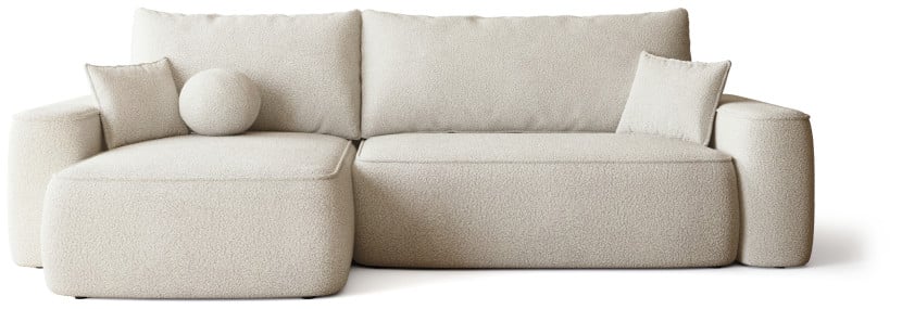 Narożnik boucle z funkcją spania CARMELLO DUO 701727