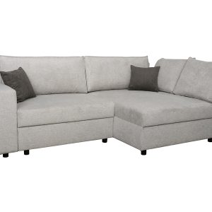 Narożnik Bremen rozkładany z pojemnikiem jasnoszary 754403 Narożnik Bremen rozkładany z pojemnikiem jasnoszary 754403