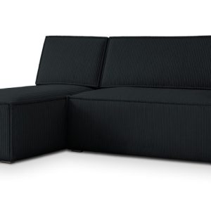 NAROŻNIK BRISO P z funkcją spania Czarny 649982 NAROŻNIK BRISO P z funkcją spania Czarny 649982