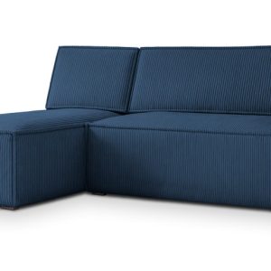 NAROŻNIK BRISO P z funkcją spania Niebieski 649971
