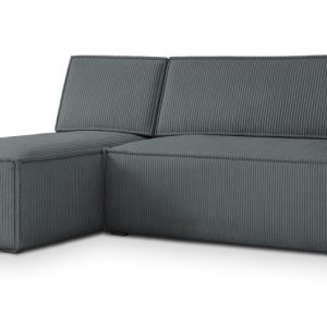 NAROŻNIK BRISO P z funkcją spania Szary 650249