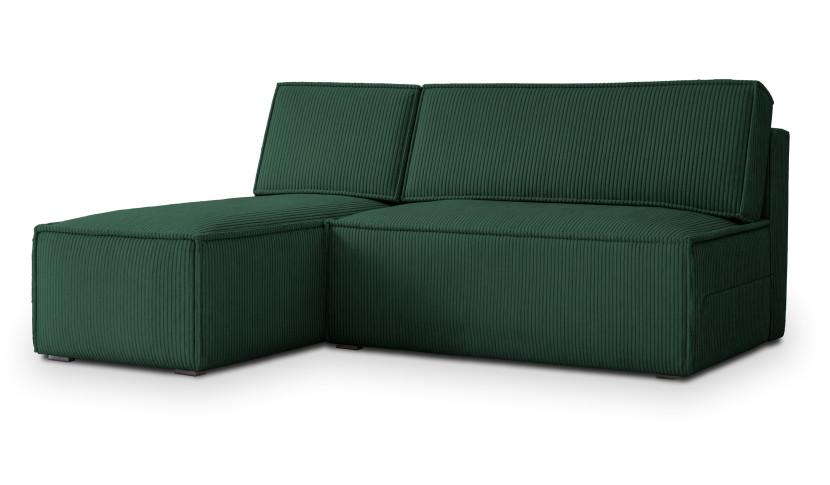 NAROŻNIK BRISO P z funkcją spania Zielony 650186